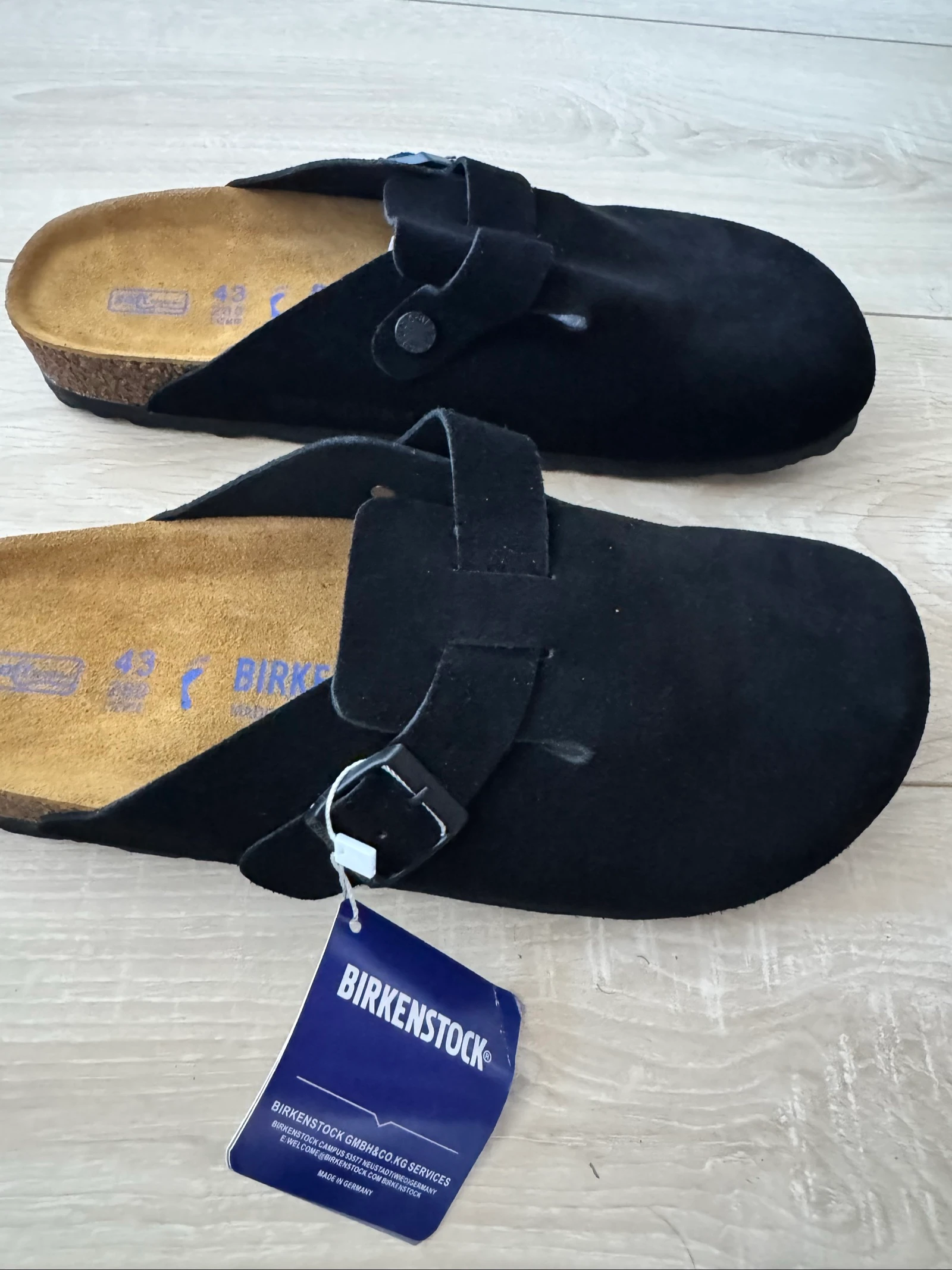 Birkenstock Boston Zwart Leer Maat 43 NIEUW – photo 5